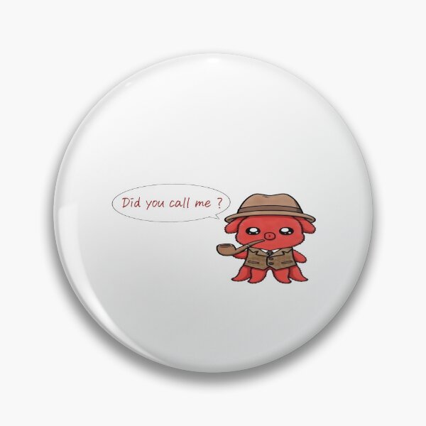 Item preview, Octopus Detective with Pipe『Did you call me?』 designed and sold by astral-gate.