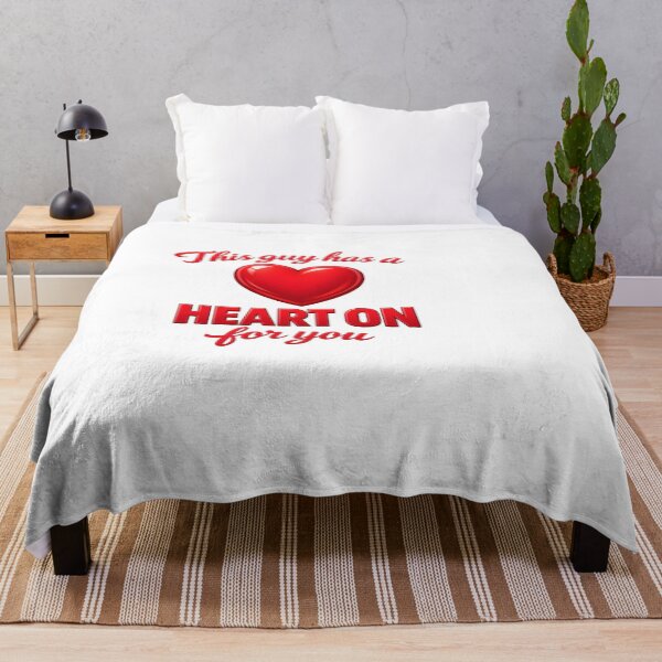 Item preview, This Guy Has a Heart On for You Design designed and sold by HUTEND.