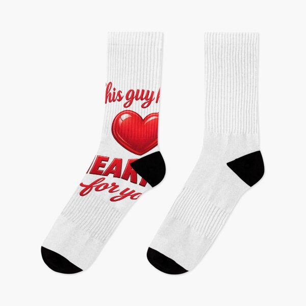 Item preview, This Guy Has a Heart On for You Design designed and sold by HUTEND.