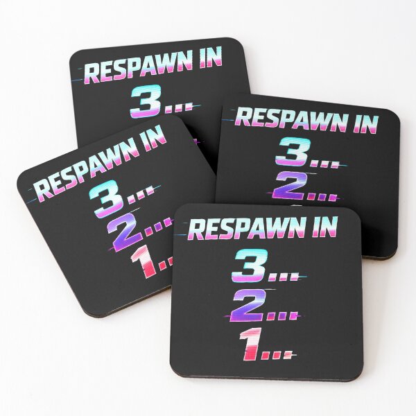 Item preview, Respawn In 3 2 1 - Neon Glitch Gamer Style designed and sold by EsenciaZen.
