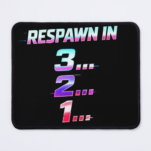 Item preview, Respawn In 3 2 1 - Neon Glitch Gamer Style designed and sold by EsenciaZen.