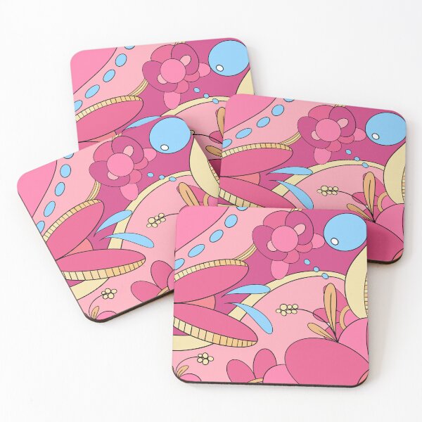 Item preview, Retro Pink Floral Pattern – Playful Botanical Garden Design designed and sold by Moon-Petal.