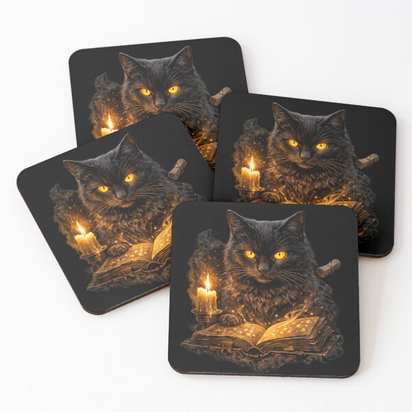 Item preview, Mystical Black Cat Candle Magic designed and sold by Zippy Creation.