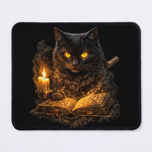 Item preview, Mystical Black Cat Candle Magic designed and sold by Zippy Creation.