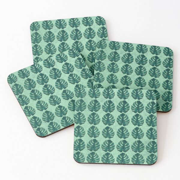 Item preview, Monstera Leaves on Green Textured Background designed and sold by PD-Coastal.
