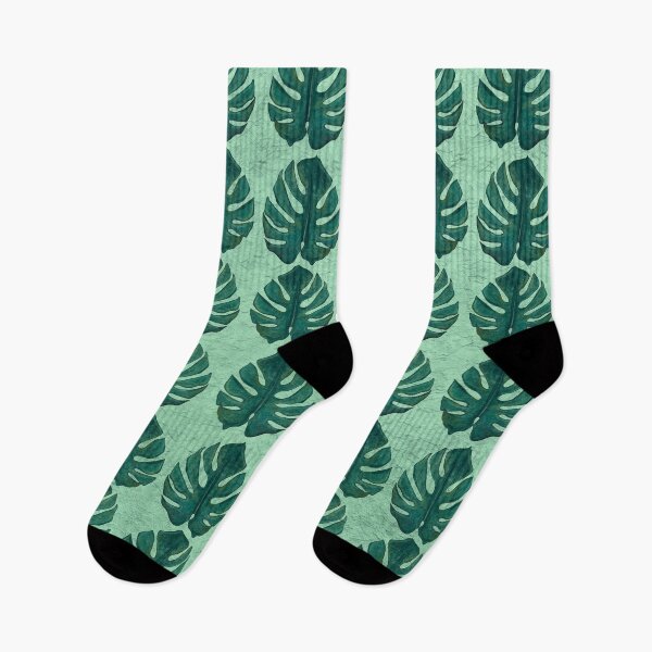 Item preview, Monstera Leaves on Green Textured Background designed and sold by PD-Coastal.