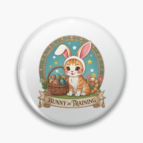 Item preview, Bunny in Training – Cute Easter Kitten Bunny Ears Shirt designed and sold by relso.