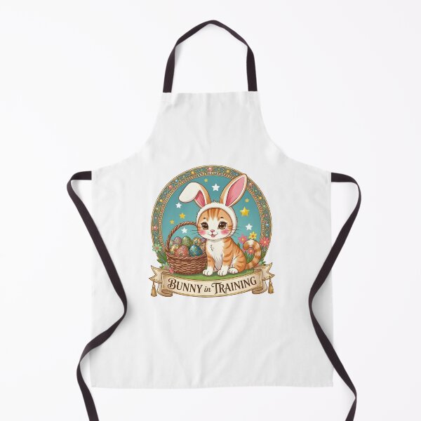 Item preview, Bunny in Training – Cute Easter Kitten Bunny Ears Shirt designed and sold by relso.