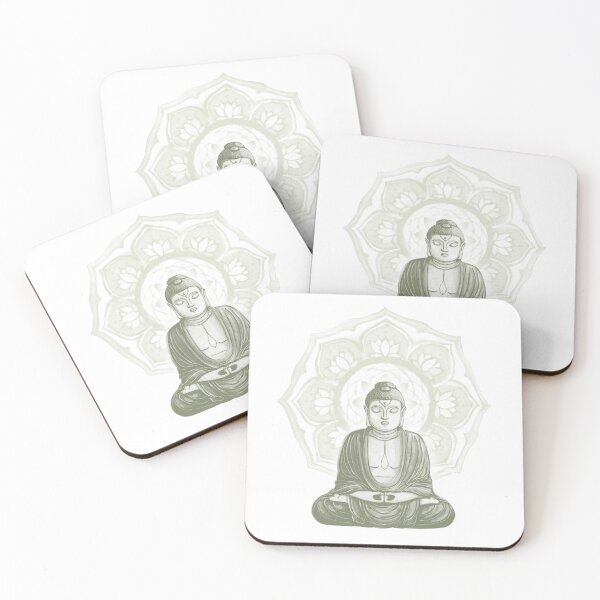 Item preview, Buddha Padma Watercolor - Snow Sage Tea designed and sold by Irene Estelle.