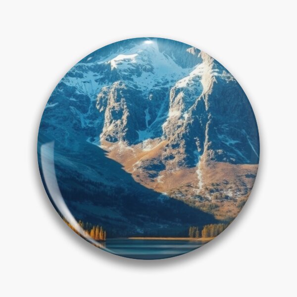 Item preview, Majestic Alpine Mountain Peak Reflecting in Lake designed and sold by Jade Ado.