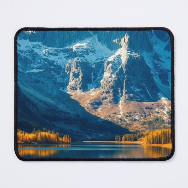 Item preview, Majestic Alpine Mountain Peak Reflecting in Lake designed and sold by Vida e Arte.