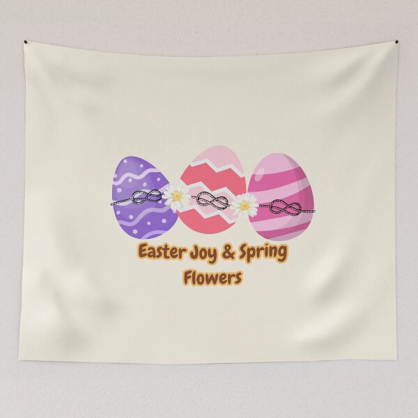 Item preview, Easter Joy & Spring Flowers Aesthetic Eggs - Cute Pastel Holiday Graphic Sticker designed and sold by Akira Design Store.