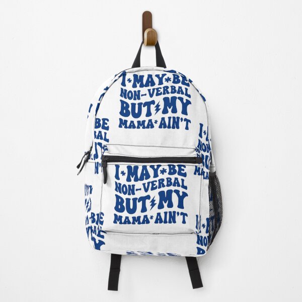 Item preview, I May Be Non Verbal But My Mama Ain't Autism Awareness designed and sold by Ali-printshop.