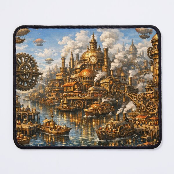 Item preview, Clockwork Harbor City designed and sold by CTRL+ALT+Divine.