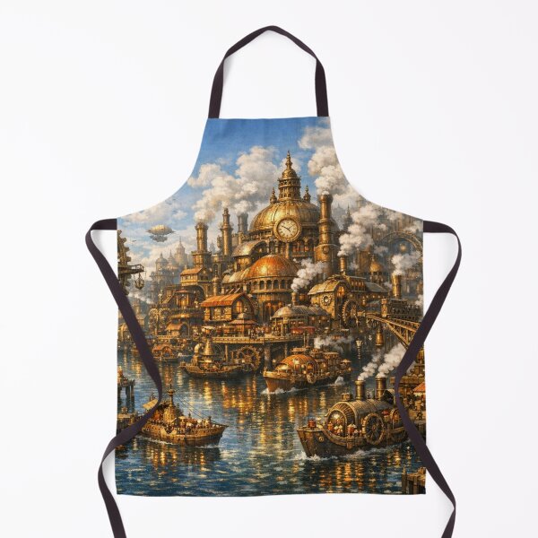 Item preview, Clockwork Harbor City designed and sold by CTRL+ALT+Divine.