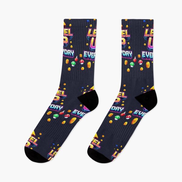 Item preview, Level Up Everyday - Retro and Motivational Gamer Design designed and sold by EsenciaZen.