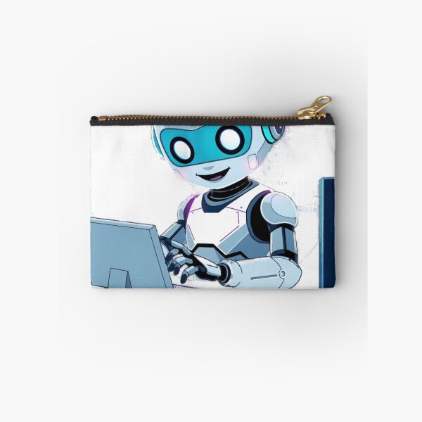 Item preview, Futuristic AI Robot Programmer Coding Shirt designed and sold by PRINTNESTWEARCO.