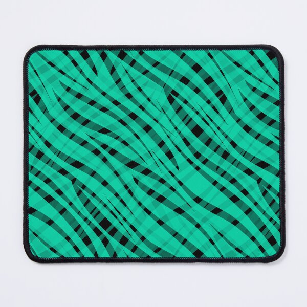 Item preview, Green turquoise tiger abstract print designed and sold by fuzzyfox.