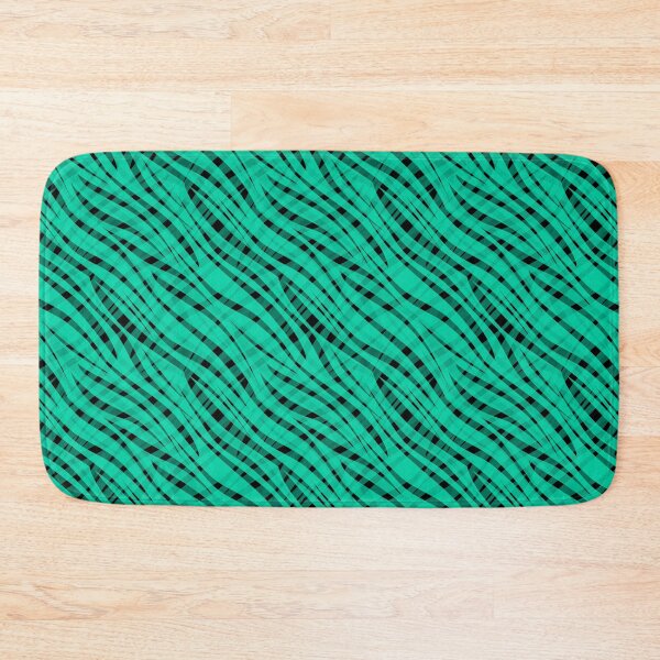Item preview, Green turquoise tiger abstract print designed and sold by fuzzyfox.
