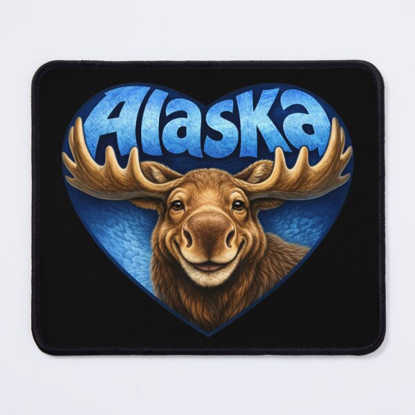 Item preview, Alaska - Moose Heart Shape designed and sold by Myra365Art.