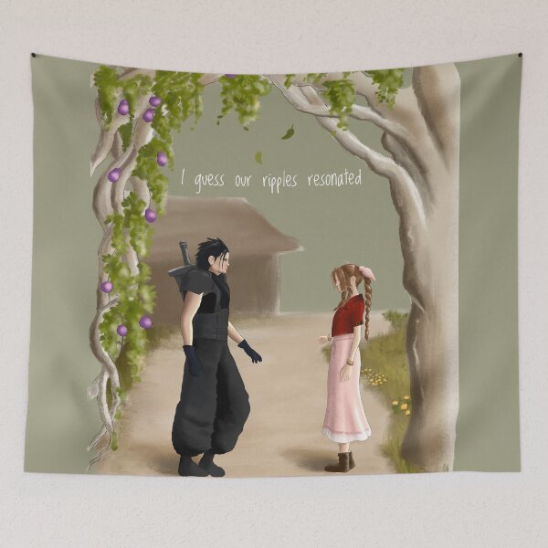 Item preview, Zack and Aerith reunion from Ever Crisis event. Our ripples resonated designed and sold by Acoustic9cetra.