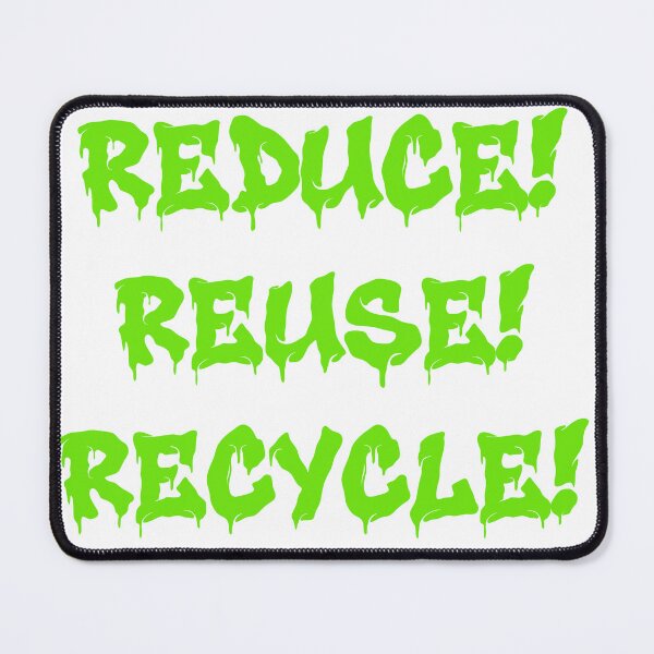 Item preview, Reduce! Reuse! Recycle! - Original Text Print designed and sold by DesignsByADiva.