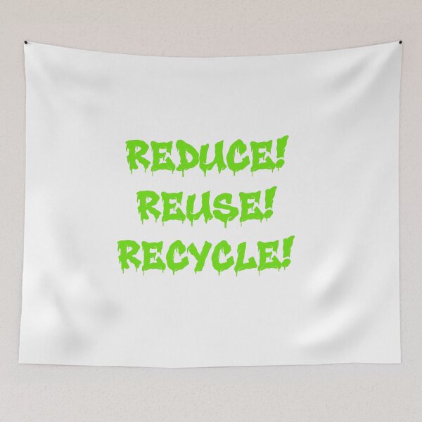 Item preview, Reduce! Reuse! Recycle! - Original Text Print designed and sold by DesignsByADiva.