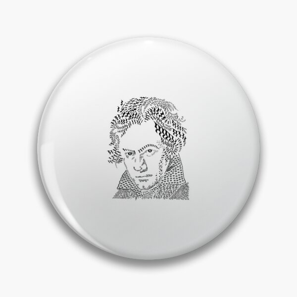 Item preview, Ludwig Van Beethoven - Music Notes And Symbols  designed and sold by GabrielMadison1.
