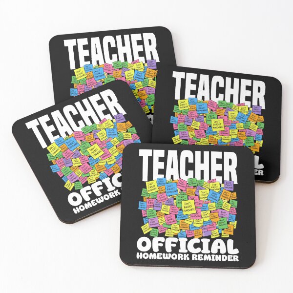 Item preview, TEACHER - OFFICIAL HOMEWORK REMINDER designed and sold by KEF Custom.