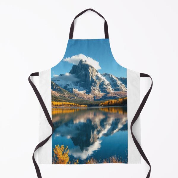 Item preview, Majestic Snowy Mountain Peak Reflecting in Lake designed and sold by Vida e Arte.