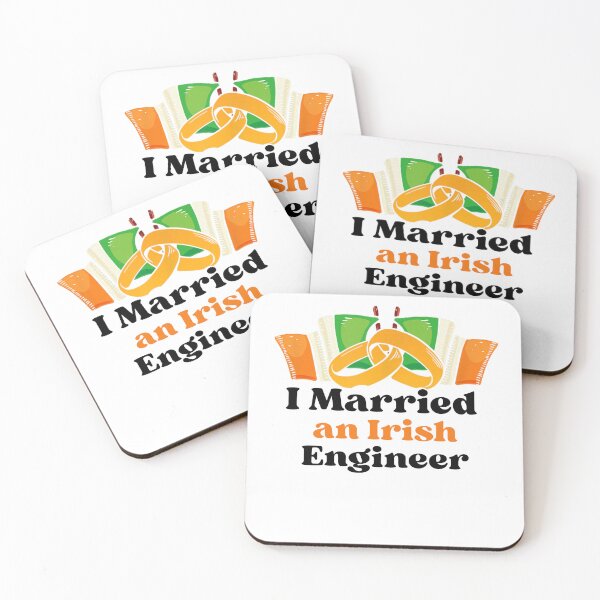 Item preview, I Married An Irish Engineer Funny Anniversary Gift St Patricks Day designed and sold by Ali-printshop.