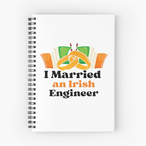 Item preview, I Married An Irish Engineer Funny Anniversary Gift St Patricks Day designed and sold by Ali-printshop.