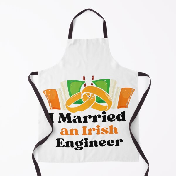 Item preview, I Married An Irish Engineer Funny Anniversary Gift St Patricks Day designed and sold by Ali-printshop.
