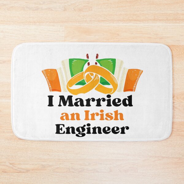 Item preview, I Married An Irish Engineer Funny Anniversary Gift St Patricks Day designed and sold by Ali-printshop.