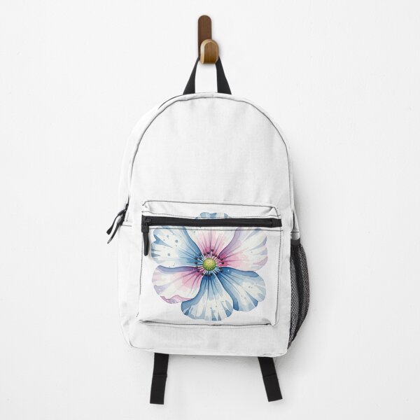 Item preview, Flower - blue & pink - subtle designed and sold by The Idle Muse.