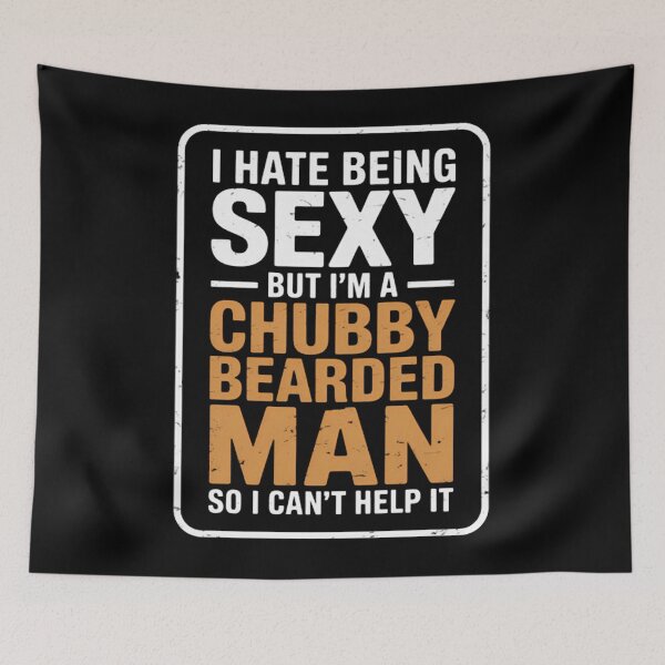 Item preview, Chubby Bearded Funny Joke Humor designed and sold by JeremyRei.