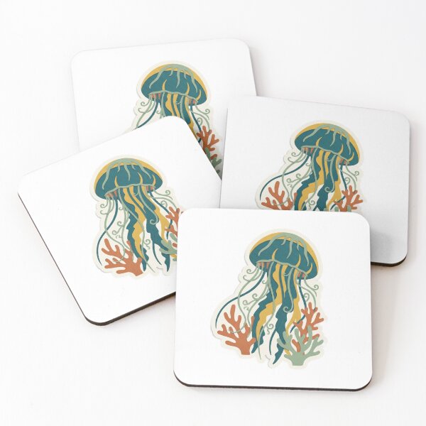 Item preview, Elegant Retro Seahorse with Seaweed Swirls designed and sold by belajarubic.