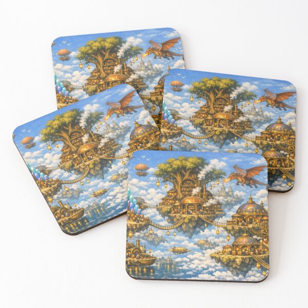 Item preview, Sky Island Library Archipelago designed and sold by CTRL+ALT+Divine.
