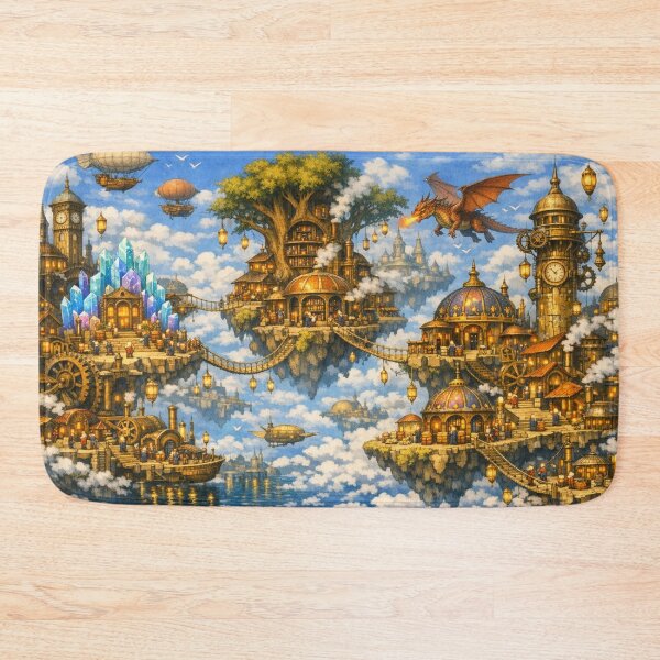 Item preview, Sky Island Library Archipelago designed and sold by CTRL+ALT+Divine.