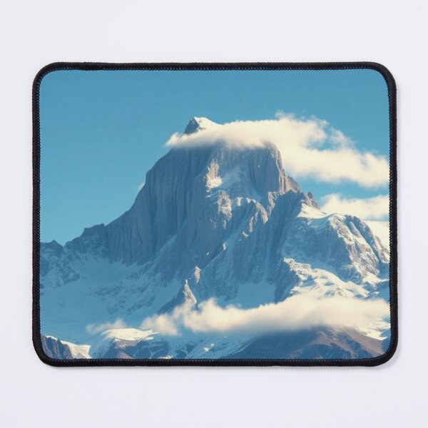 Item preview, Snowy Mountain Peak Above Golden Autumn Lake designed and sold by Vida e Arte.