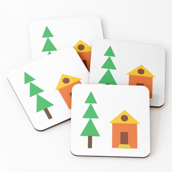 Item preview,  Cololrful Geometric House Made from Shapes designed and sold by MadeFromShapes.