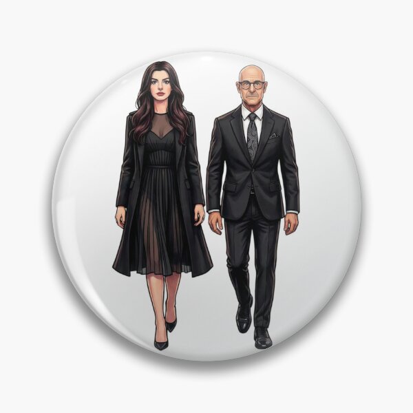 Item preview, Andrea and Nigel The Devil Wears Prada Fashion Film Fan Art designed and sold by GymTanLaundry.