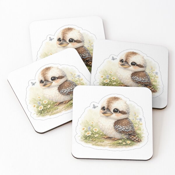 Item preview, Cute Baby Kookaburra – Australian Bird Illustration designed and sold by BirdsRbeautiful.