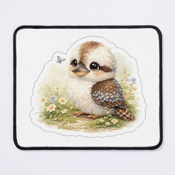 Item preview, Cute Baby Kookaburra – Australian Bird Illustration designed and sold by BirdsRbeautiful.