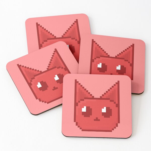 Artikelvorschau, Rote Katze Pixelart entworfen und verkauft von Lilac-Cat.