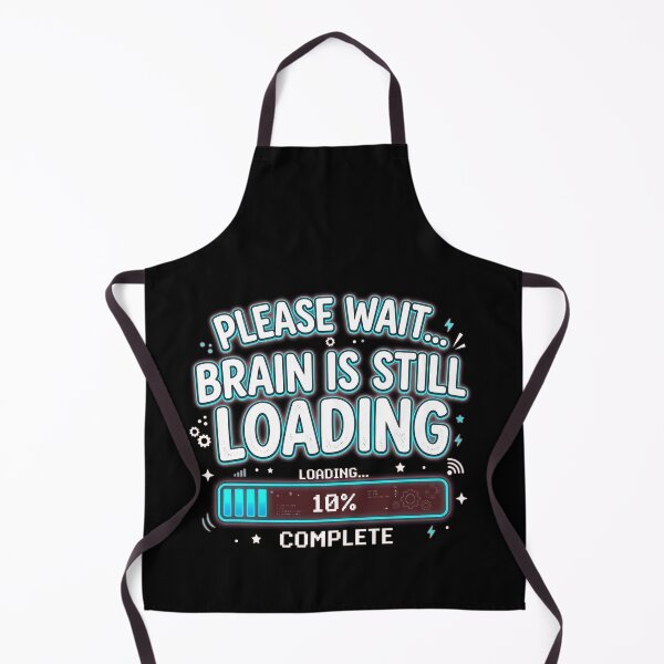 Item preview, Please Wait Brain Is Still Loading | Funny Lazy Brain Meme | Funny Low Battery Meme designed and sold by Mysterious Shop.