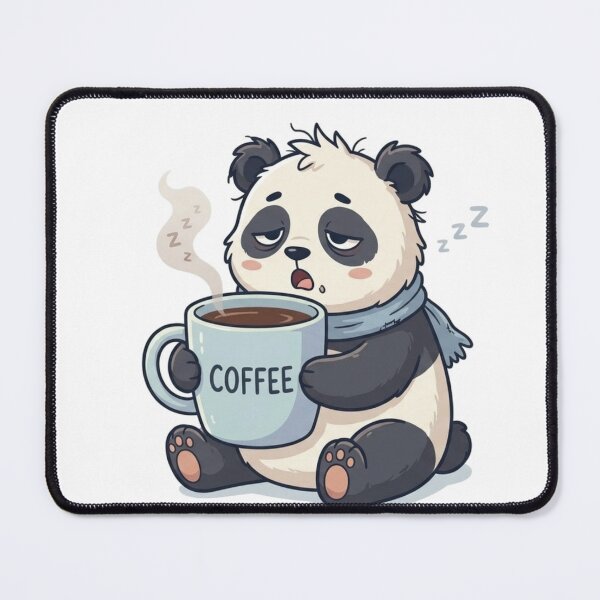 Item preview, Sleepy Panda Monday Mood designed and sold by WittyWear Designs.