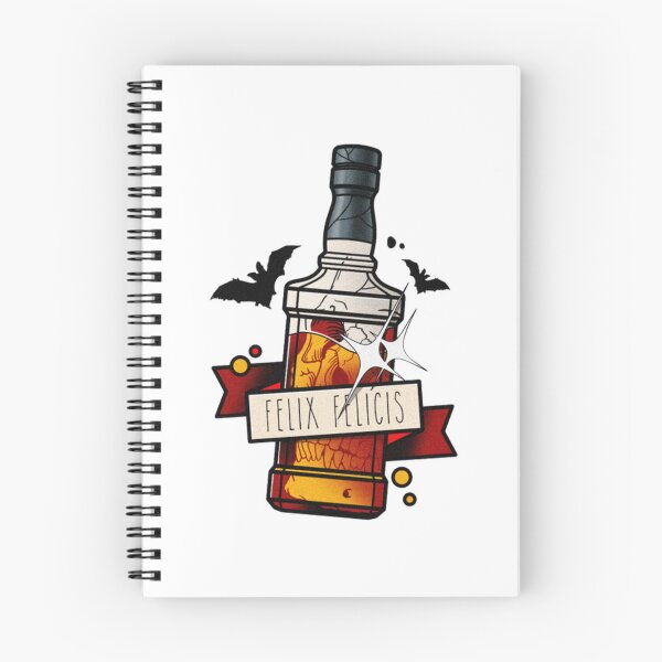 Item preview, Liquid Courage Hand Drawn Tattoo Bottle designed and sold by EngineerFerris.