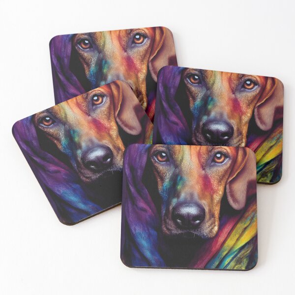 Artikelvorschau, Regenbogenhund-Porträt entworfen und verkauft von ChloeDesigns401.