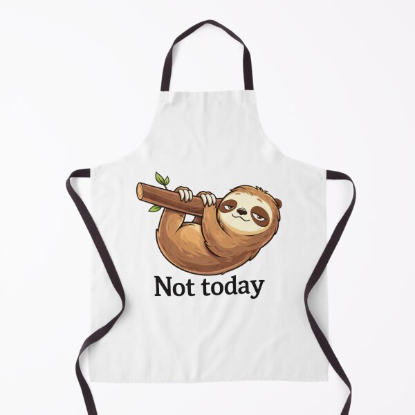 Item preview, Funny Sloth Not Today Cartoon – Lazy Sloth Meme Cute Animal Sticker & T-Shirt Design designed and sold by Dasts Cart.